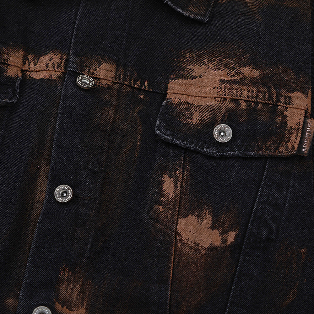 Tie-Dye Denim Jean Jacket - Luxestreetwear™