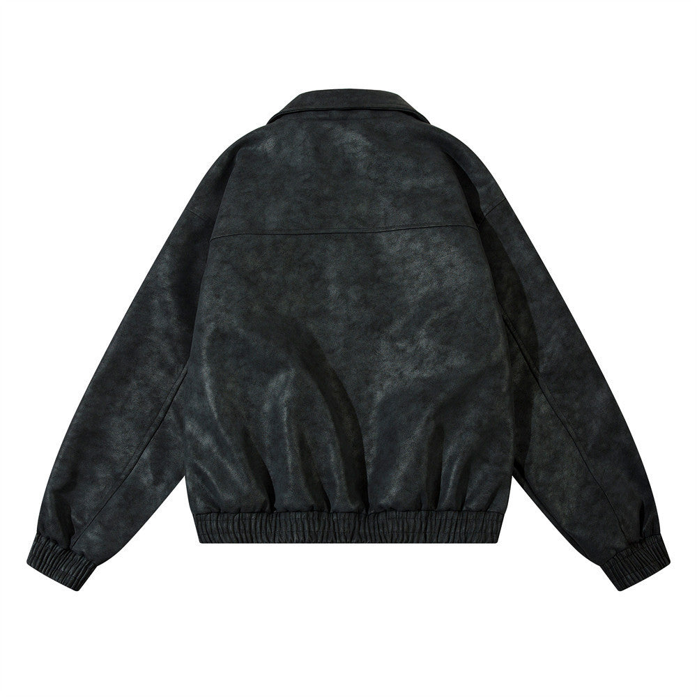 Skate Vintage Leather Jacket - Luxestreetwear™