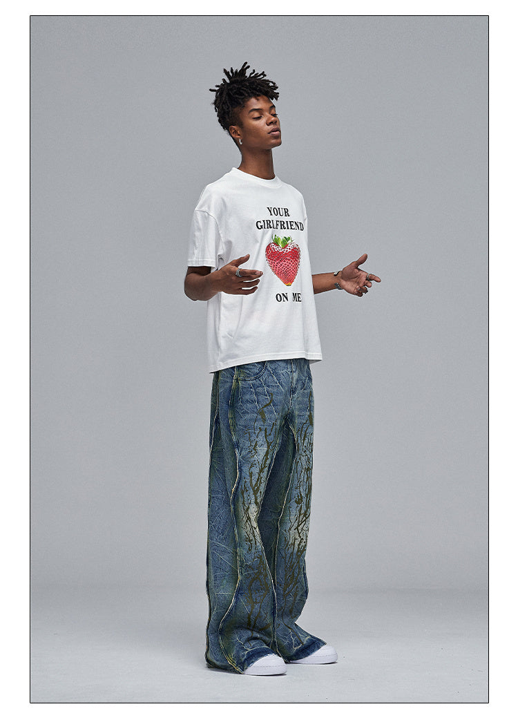 Dirtyfit Distressed Wide leg - Luxestreetwear™