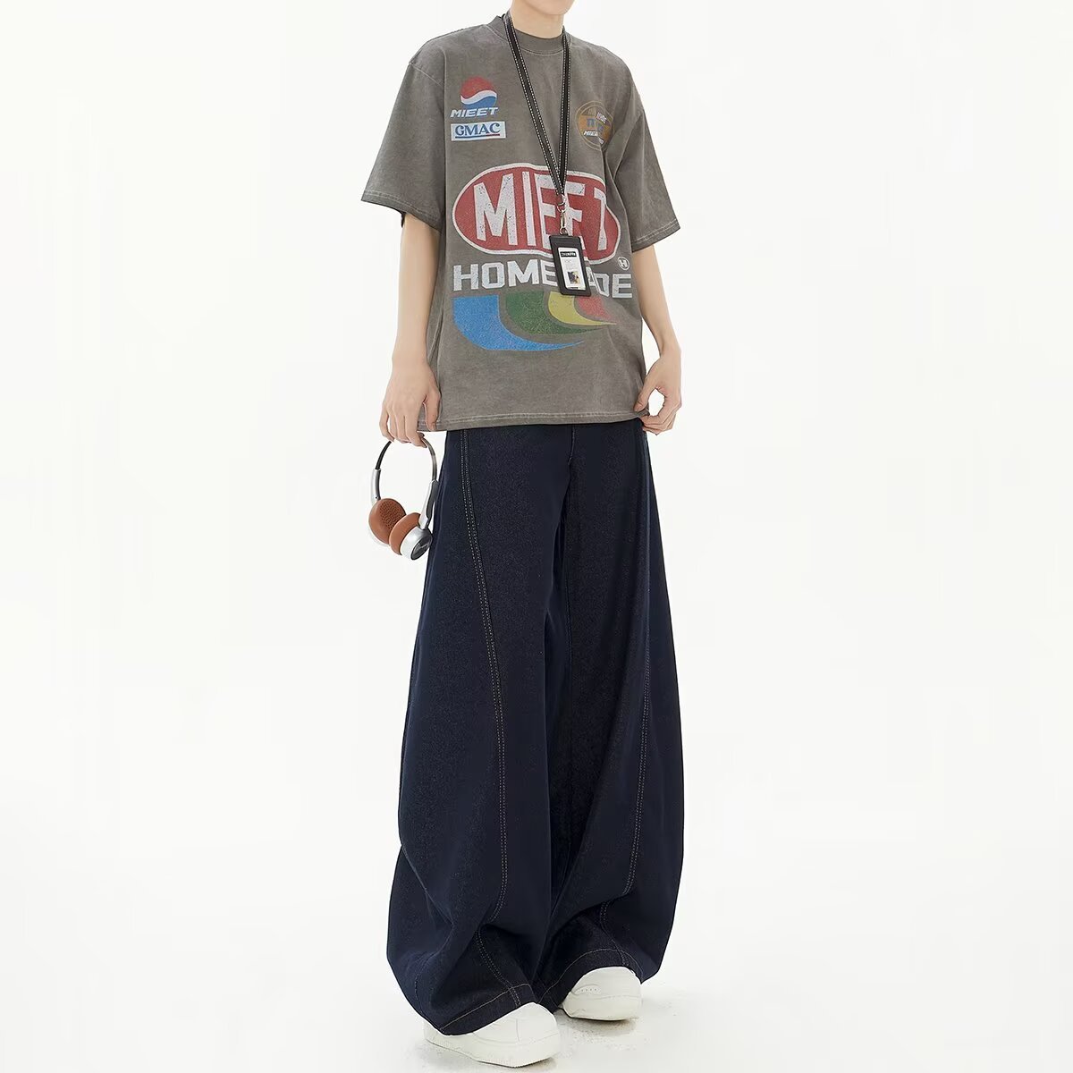 Dark Blue Wide leg - Luxestreetwear™