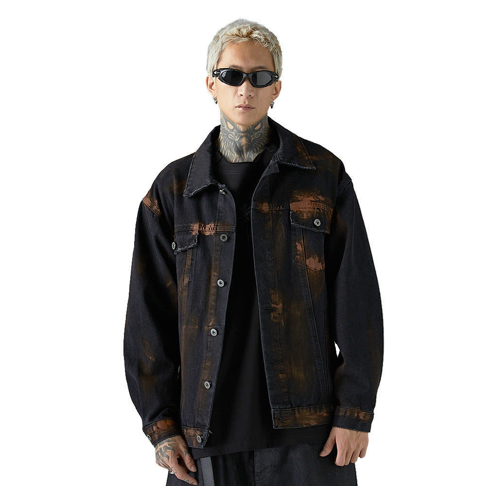 Tie-Dye Denim Jean Jacket - Luxestreetwear™
