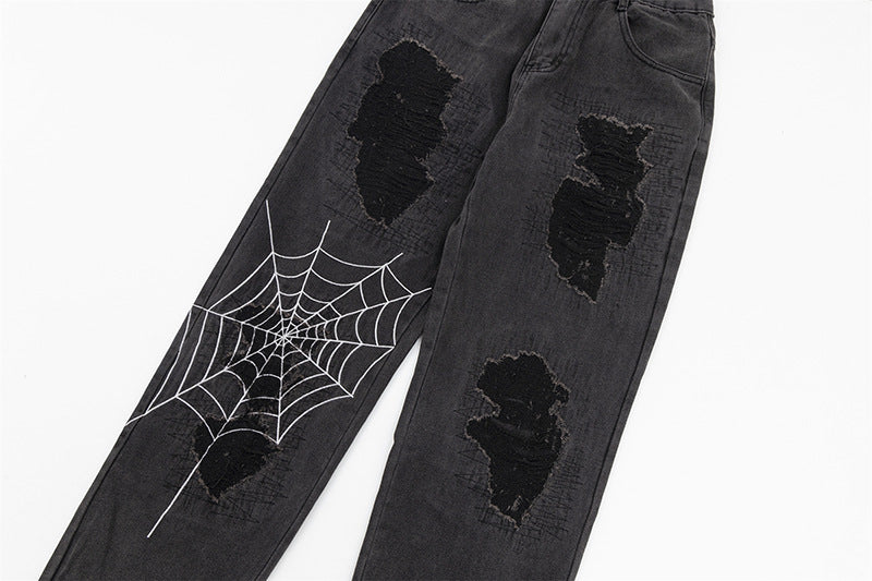 Spider web Ins Jean - Luxestreetwear™