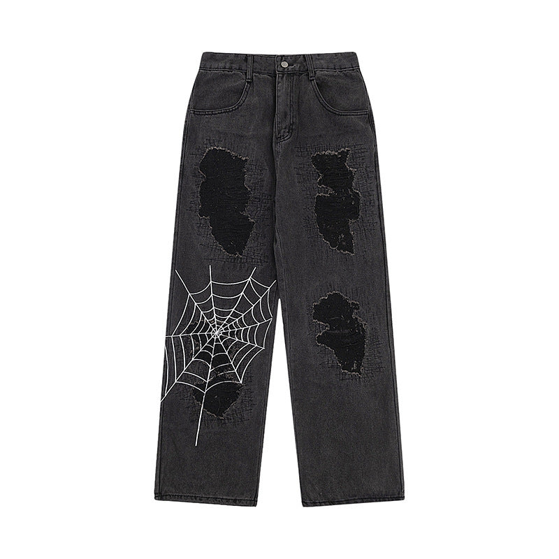 Spider web Ins Jean - Luxestreetwear™