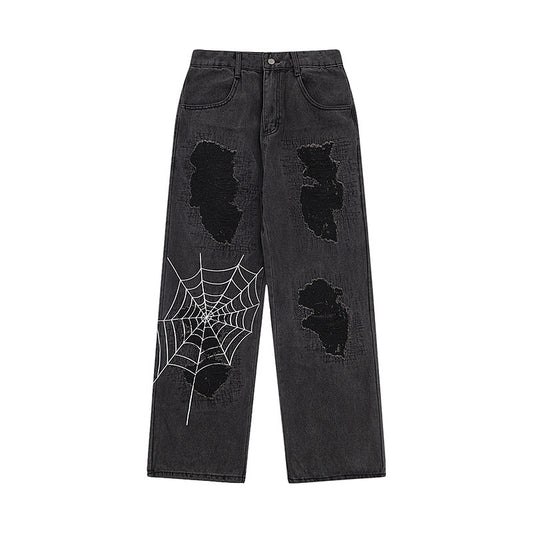 Spider web Ins Jean - Luxestreetwear™